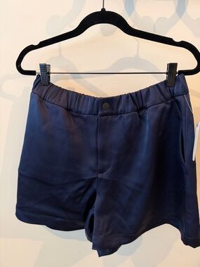 New Varley sarka high rise sateen shorts